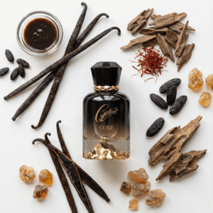 CORE personalised perfume bottle – custom fragrance made in Switzerland