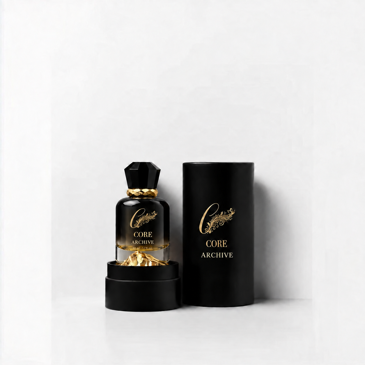 CORE Archive box CORE Archive perfume presentation box on a white background