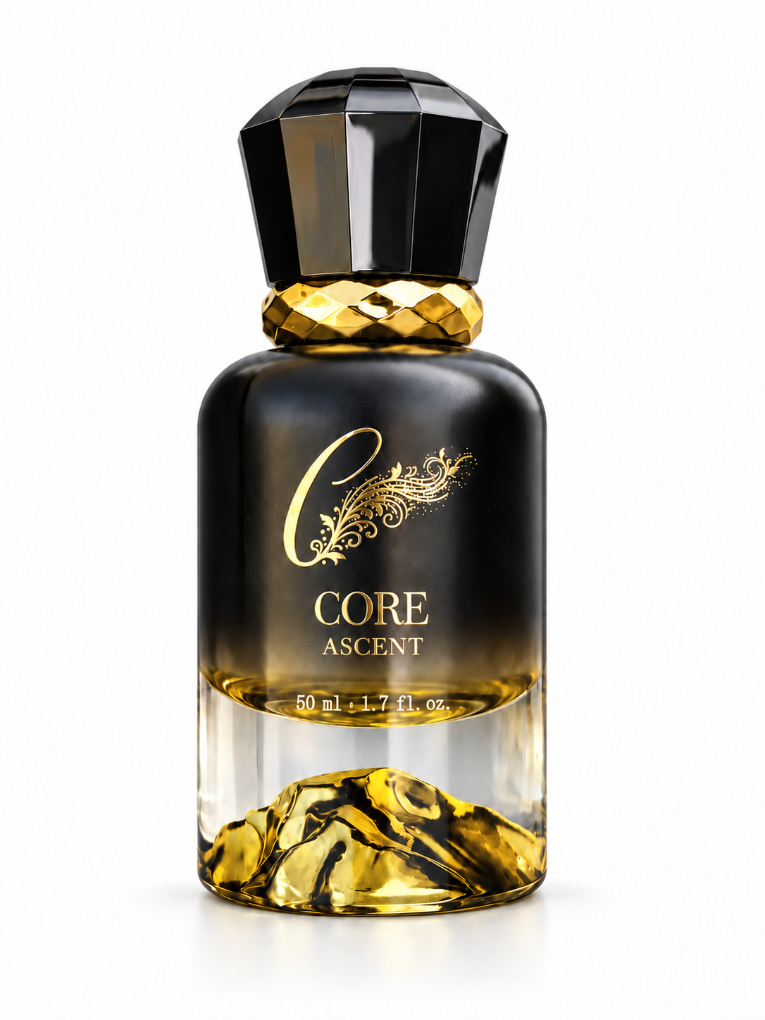 CORE Ascent bottle CORE Ascent Extrait de Parfum bottle on a white background