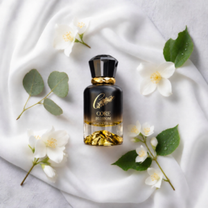 Core Blossom perfume bottle with tuberose, jasmine and soft musk