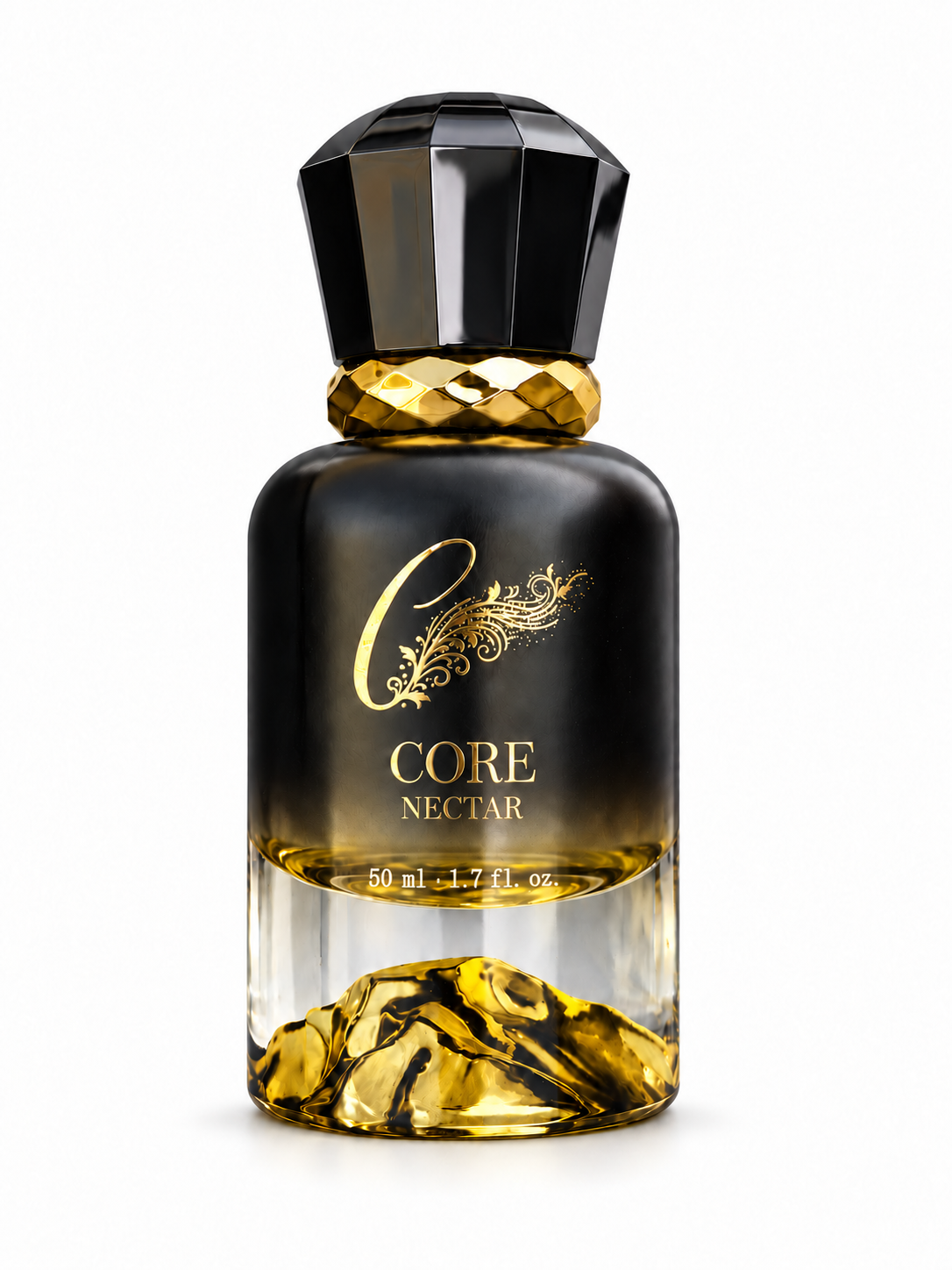 CORE Nectar bottle CORE Nectar Extrait de Parfum bottle on a white background