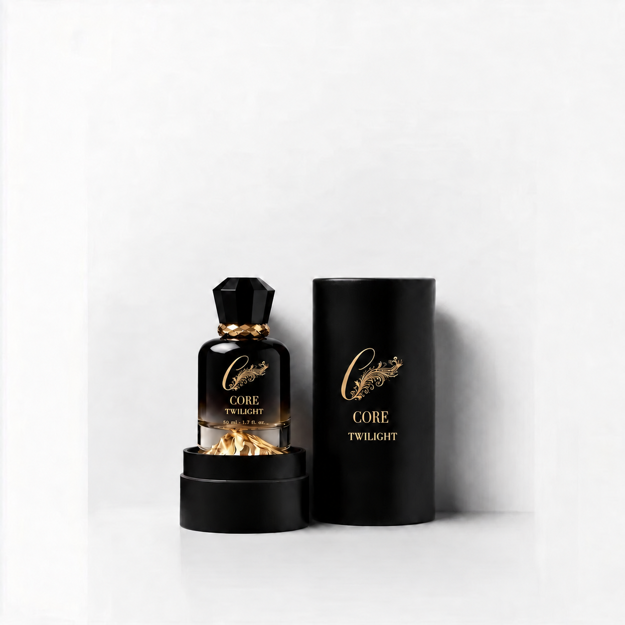 CORE Twilight box CORE Twilight perfume presentation box on a white background